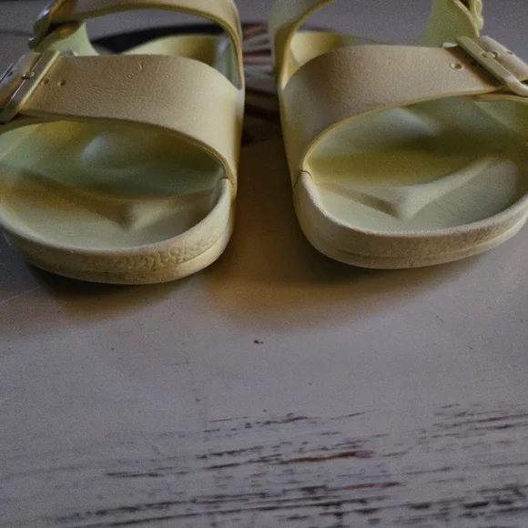 Birkenstock Arizona Essentials Yellow EVA Sandal Size 9 - Picture 8 of 14